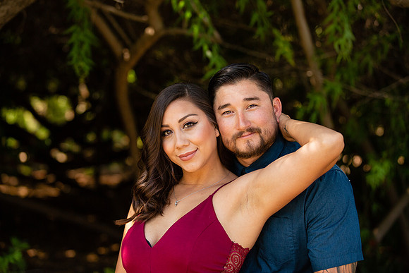 Los Angeles County Arboretum Engagement Photos-47