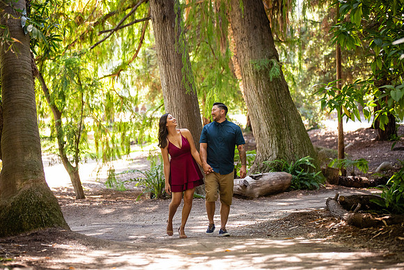 Los Angeles County Arboretum Engagement Photos-179