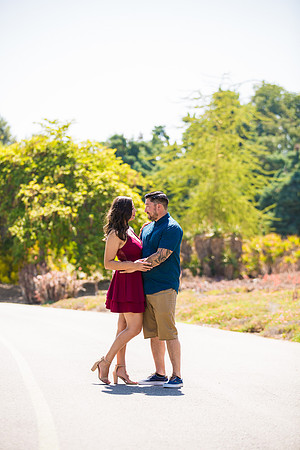 Los Angeles County Arboretum Engagement Photos-22