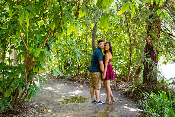 Los Angeles County Arboretum Engagement Photos-175
