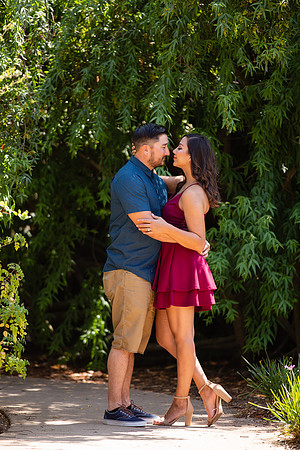 Los Angeles County Arboretum Engagement Photos-5