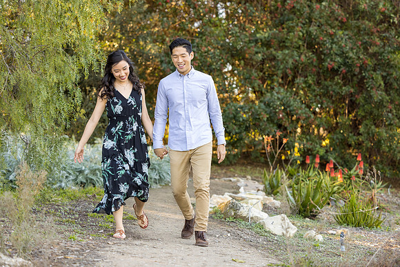 Engagement Photos South Coast Botanical Gardens-069
