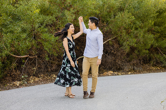 Engagement Photos South Coast Botanical Gardens-048