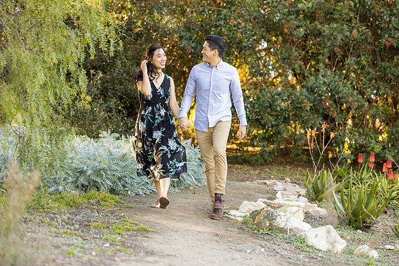 Engagement Photos South Coast Botanical Gardens-070