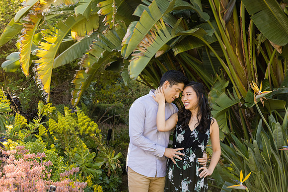 Engagement Photos South Coast Botanical Gardens-004