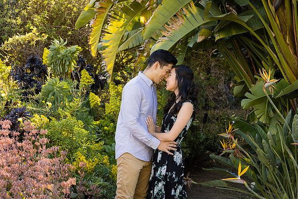 Engagement Photos South Coast Botanical Gardens-006