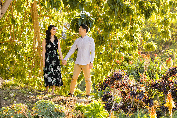 Engagement Photos South Coast Botanical Gardens-008