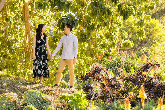 Engagement Photos South Coast Botanical Gardens-007