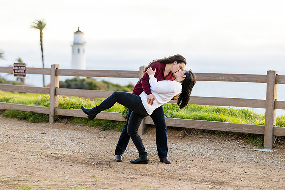 Engagement Photos Point Vicente Interpretive Center-129