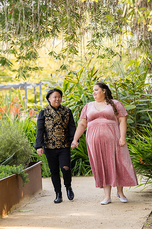 Engagement Photos South Coast Botanical Garden in Palos Verdes-021