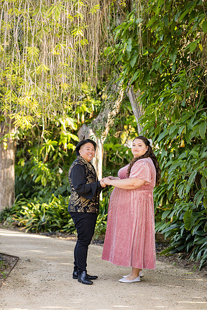 Engagement Photos South Coast Botanical Garden in Palos Verdes-025