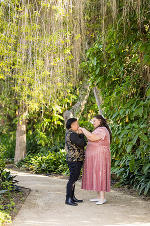 Engagement Photos South Coast Botanical Garden in Palos Verdes-028