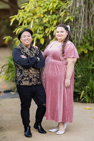 Engagement Photos South Coast Botanical Garden in Palos Verdes-037