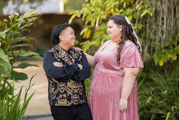 Engagement Photos South Coast Botanical Garden in Palos Verdes-038