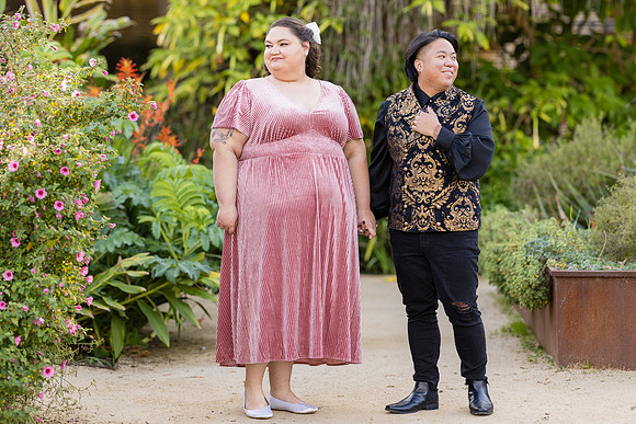 Engagement Photos South Coast Botanical Garden in Palos Verdes-052