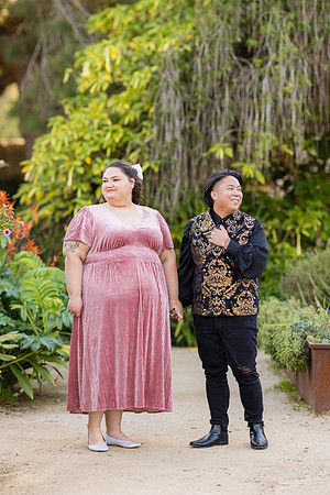 Engagement Photos South Coast Botanical Garden in Palos Verdes-053