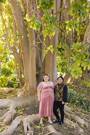 Engagement Photos South Coast Botanical Garden in Palos Verdes-056