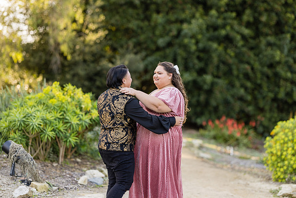 Engagement Photos South Coast Botanical Garden in Palos Verdes-070