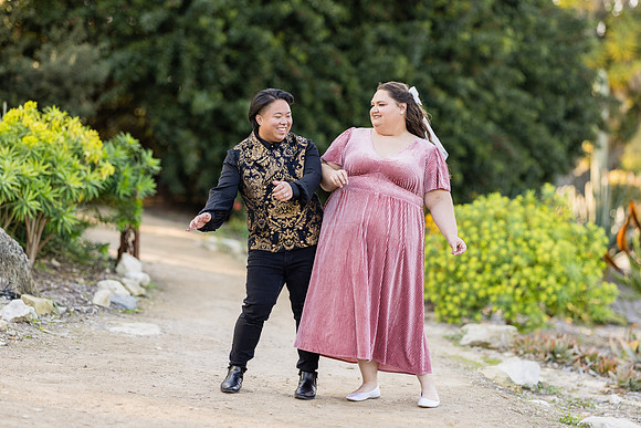 Engagement Photos South Coast Botanical Garden in Palos Verdes-072