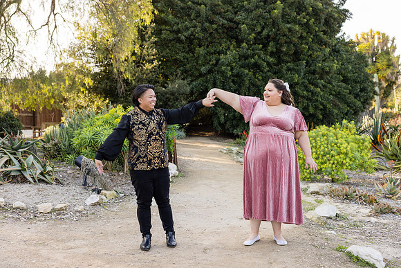 Engagement Photos South Coast Botanical Garden in Palos Verdes-077