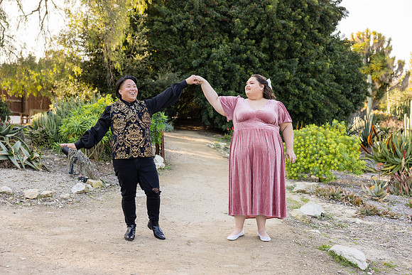 Engagement Photos South Coast Botanical Garden in Palos Verdes-079