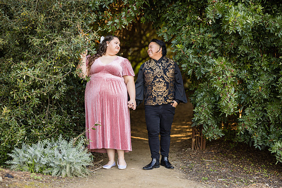 Engagement Photos South Coast Botanical Garden in Palos Verdes-086