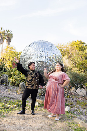 Engagement Photos South Coast Botanical Garden in Palos Verdes-089