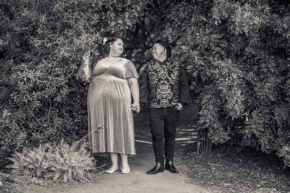 Engagement Photos South Coast Botanical Garden in Palos Verdes-087