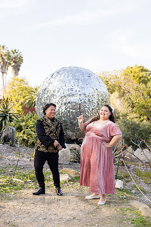 Engagement Photos South Coast Botanical Garden in Palos Verdes-090