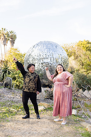 Engagement Photos South Coast Botanical Garden in Palos Verdes-092