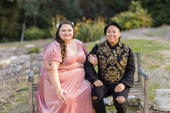 Engagement Photos South Coast Botanical Garden in Palos Verdes-093