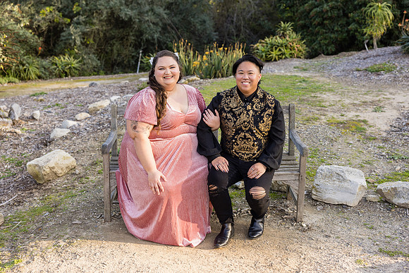 Engagement Photos South Coast Botanical Garden in Palos Verdes-094