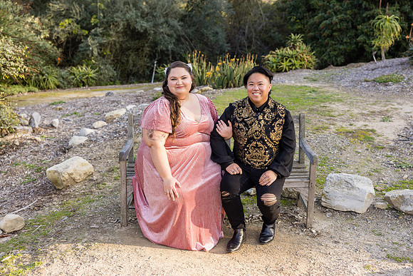 Engagement Photos South Coast Botanical Garden in Palos Verdes-095