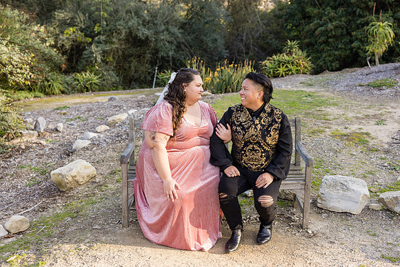 Engagement Photos South Coast Botanical Garden in Palos Verdes-096