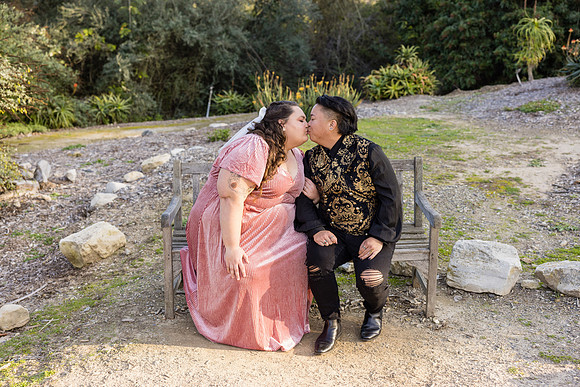 Engagement Photos South Coast Botanical Garden in Palos Verdes-097