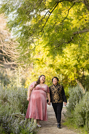 Engagement Photos South Coast Botanical Garden in Palos Verdes-108
