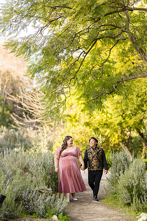 Engagement Photos South Coast Botanical Garden in Palos Verdes-107