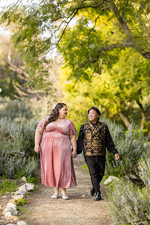 Engagement Photos South Coast Botanical Garden in Palos Verdes-110