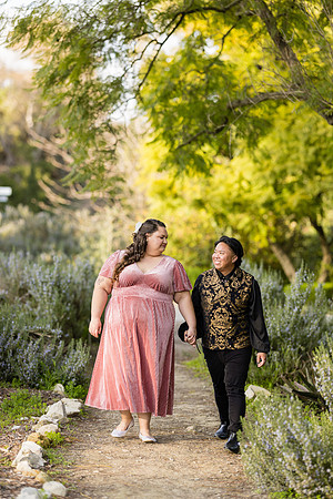 Engagement Photos South Coast Botanical Garden in Palos Verdes-111