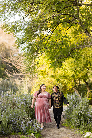 Engagement Photos South Coast Botanical Garden in Palos Verdes-109