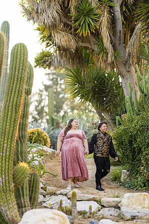 Engagement Photos South Coast Botanical Garden in Palos Verdes-116