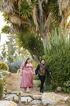Engagement Photos South Coast Botanical Garden in Palos Verdes-117