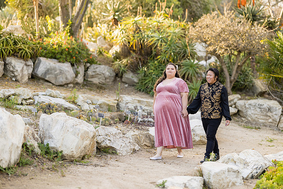 Engagement Photos South Coast Botanical Garden in Palos Verdes-119