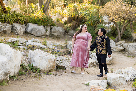 Engagement Photos South Coast Botanical Garden in Palos Verdes-120