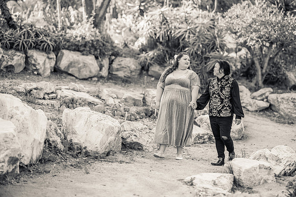 Engagement Photos South Coast Botanical Garden in Palos Verdes-121