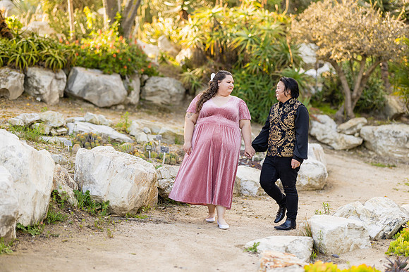 Engagement Photos South Coast Botanical Garden in Palos Verdes-123