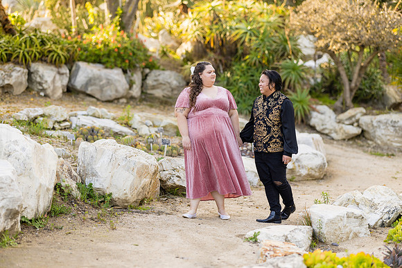 Engagement Photos South Coast Botanical Garden in Palos Verdes-124