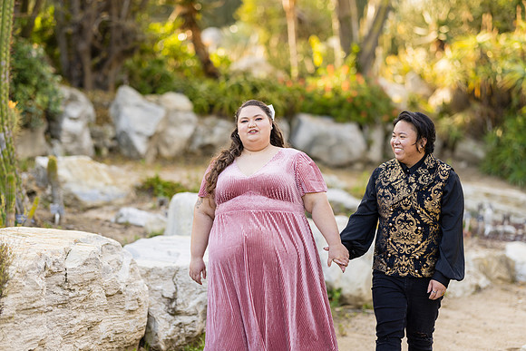 Engagement Photos South Coast Botanical Garden in Palos Verdes-125