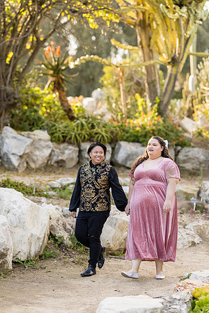 Engagement Photos South Coast Botanical Garden in Palos Verdes-127