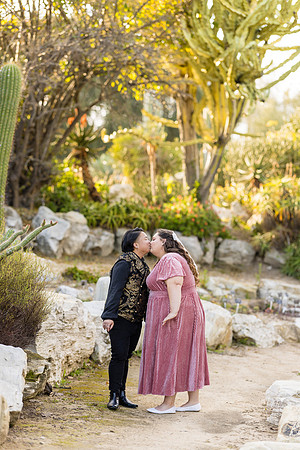 Engagement Photos South Coast Botanical Garden in Palos Verdes-130